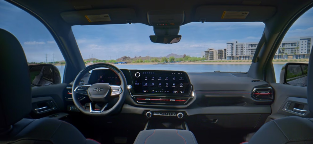 Chevy Silverado EV interior