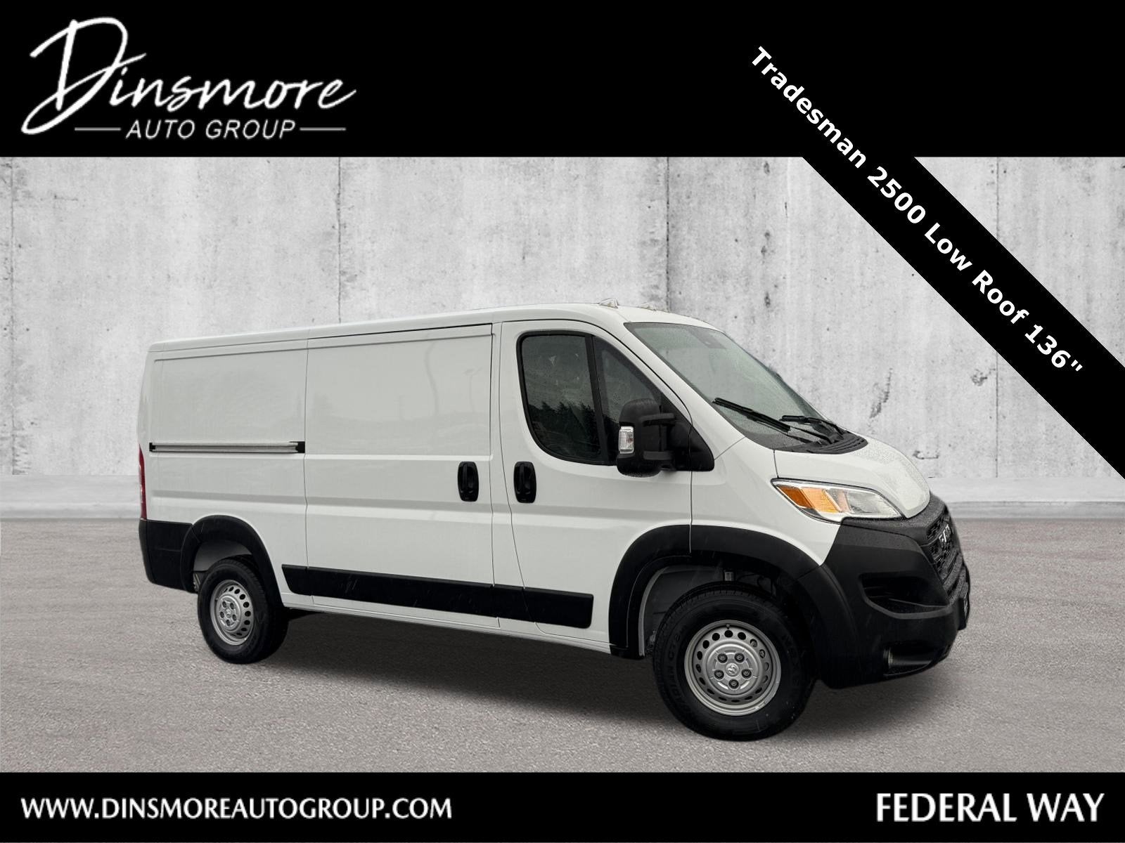 2024 RAM ProMaster 2500 Cargo Van Tradesman Low Roof 136" WB w/Pass Seat