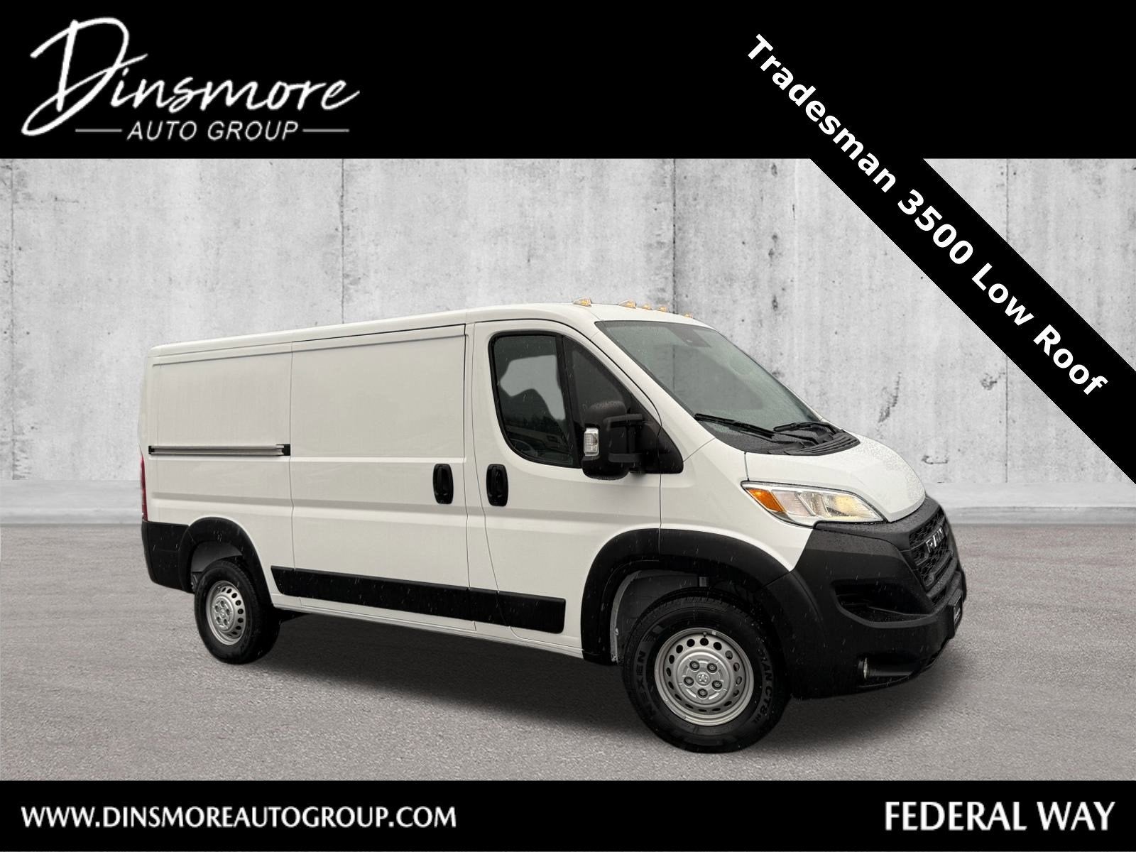 2024 RAM ProMaster 3500 Cargo Van Tradesman Low Roof 136" WB w/Pass Seat