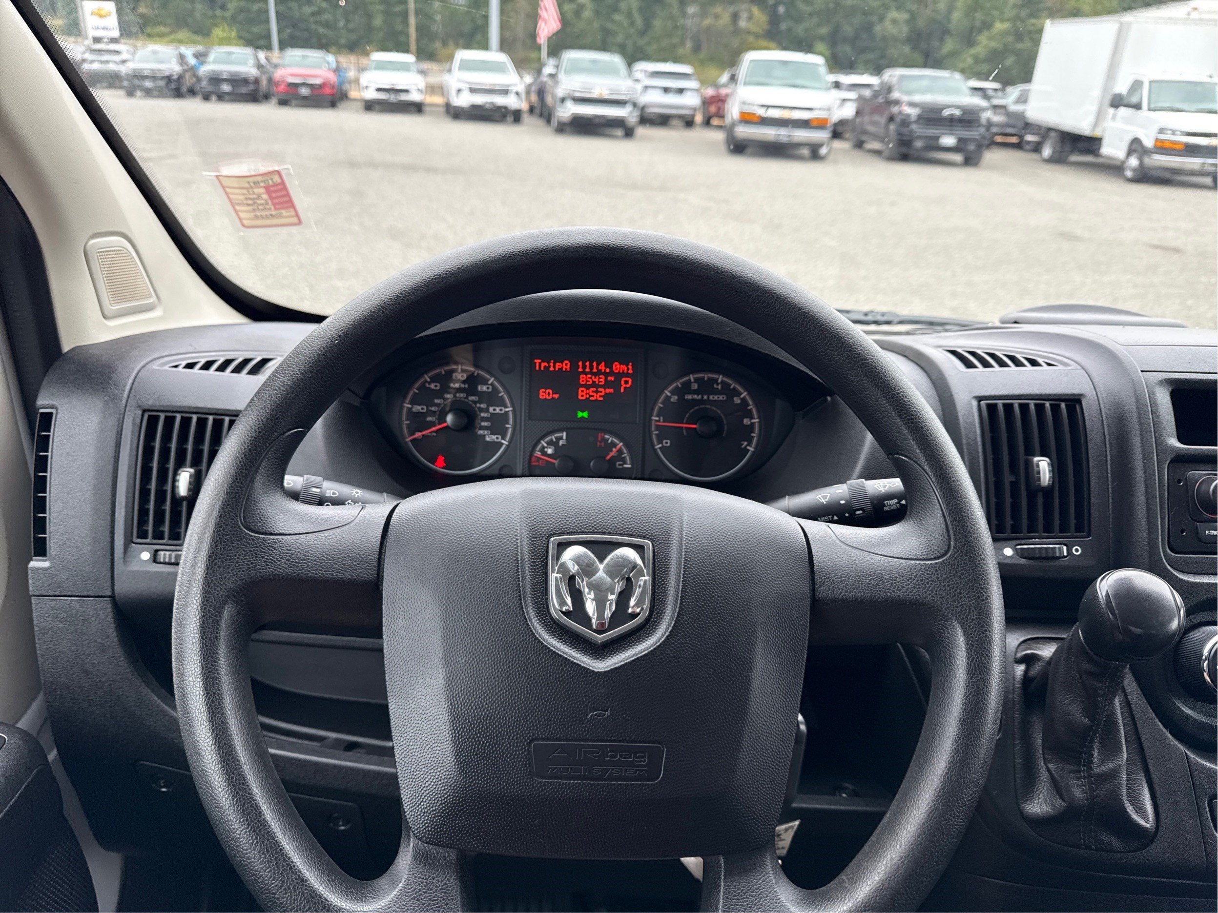 2017 RAM ProMaster Chassis Cab 3500 159" WB 104"