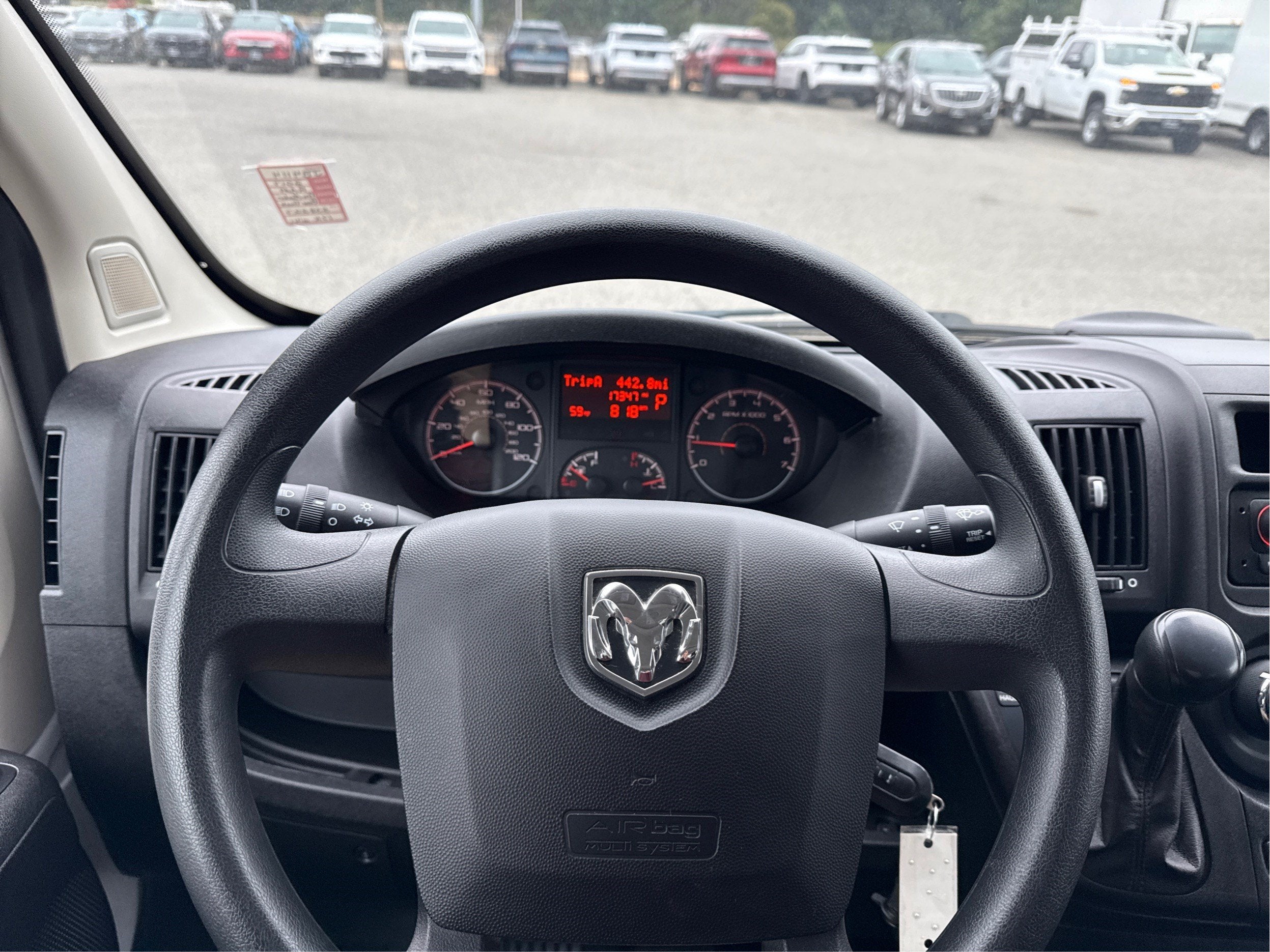 2017 RAM ProMaster Chassis Cab 3500 159" WB 104"