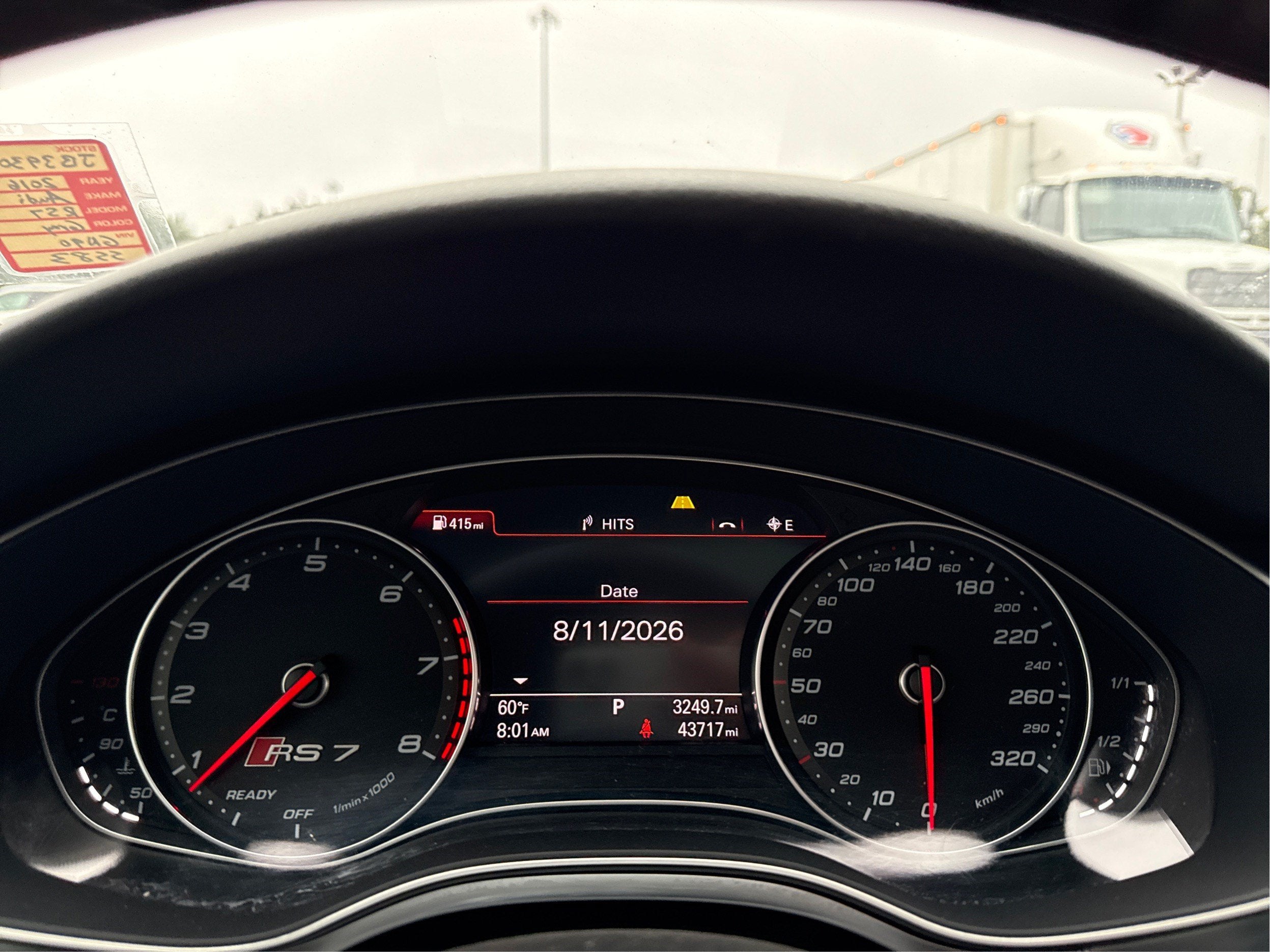 2016 Audi RS 7 4.0T Prestige