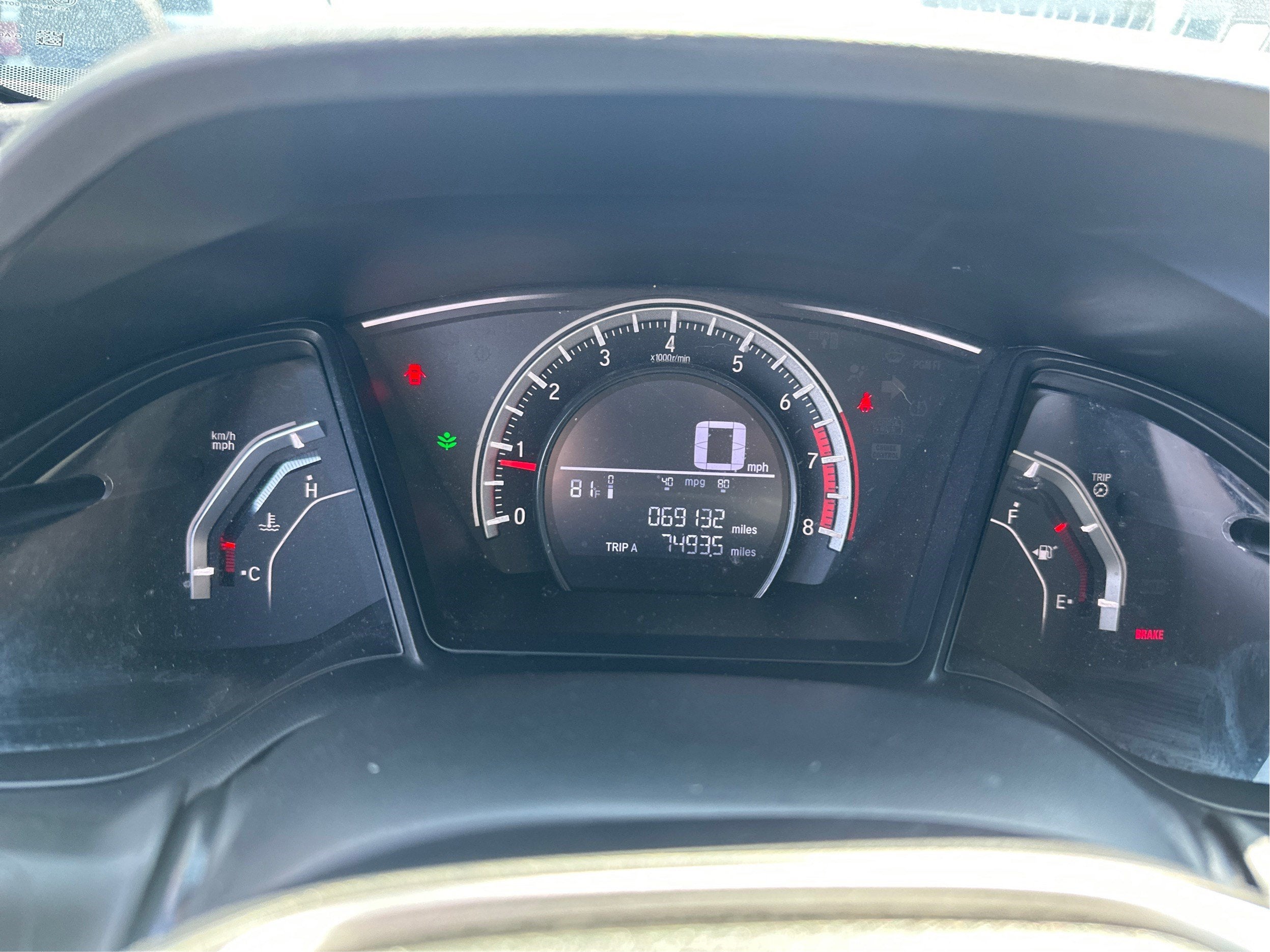 2018 Honda Civic Hatchback Sport