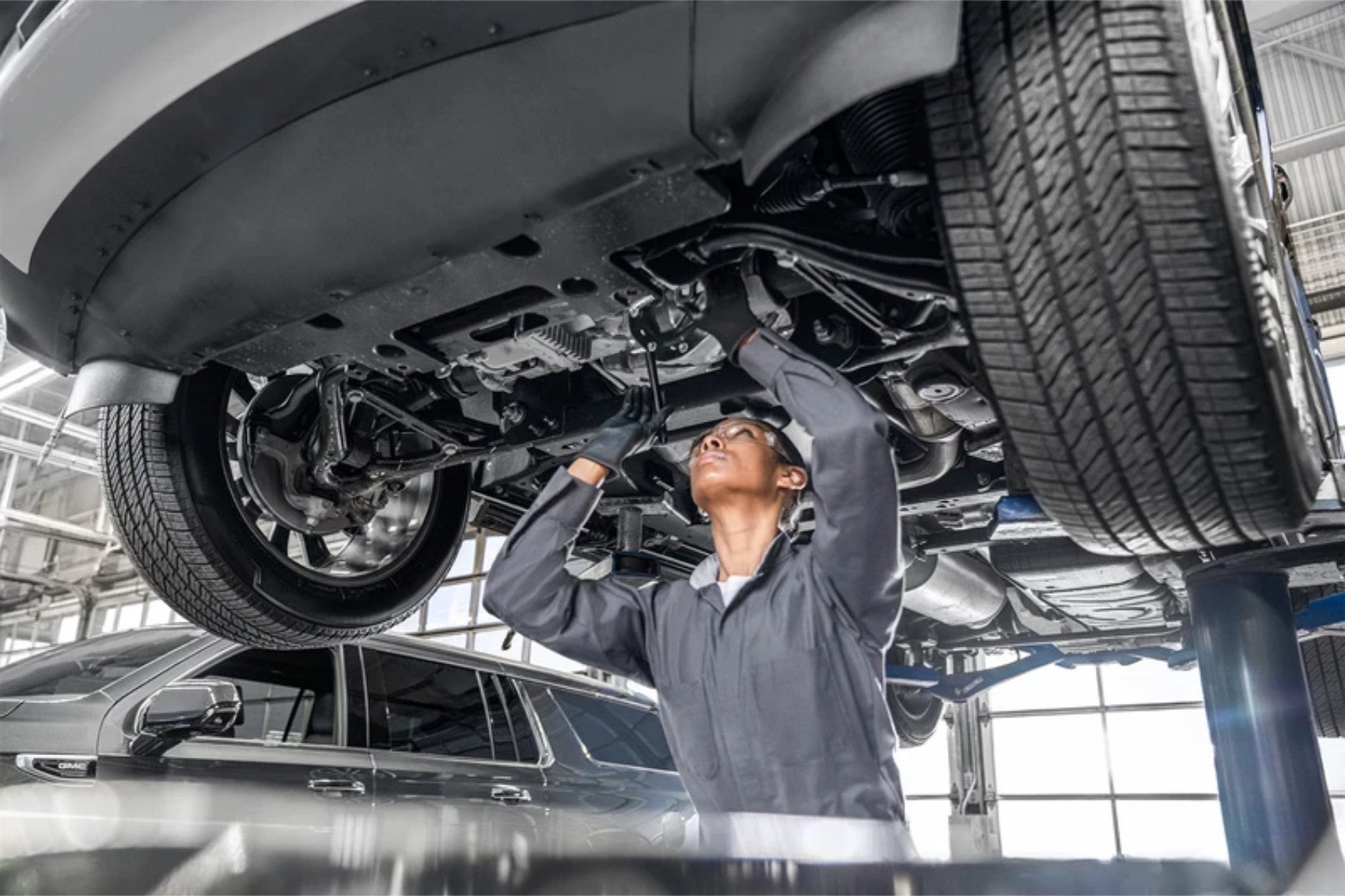 Repairing a comercial work truck